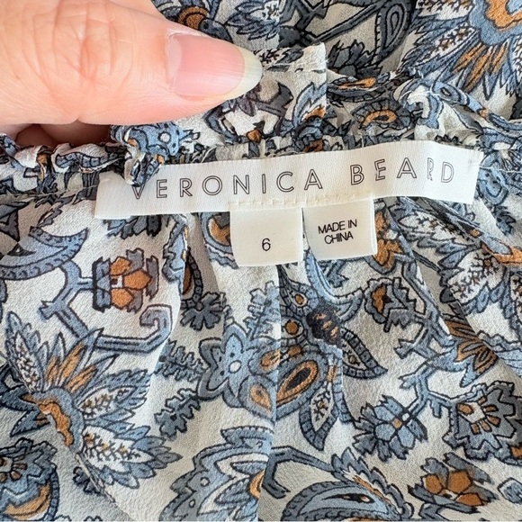 Veronica Beard Savile Floral Silk Dress - Picture 7 of 11